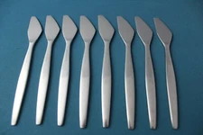 8 Flat Handle Butter Spreaders Gense FOCUS Satin Stainless Sweden 6"
