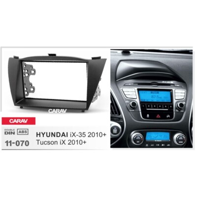 Double Din Radio Fascia Dash Kit for Hyundai IX35 Tucson 2010+ Stereo Frame
