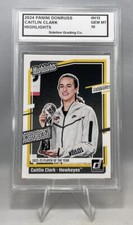 Caitlin Clark 2024 Panini Donruss #H13 Graded Gem Mint 10 Player of the Year
