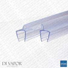 Di Vapor (R) Double Shower Glass Panel Seals | 25mm Joiner Bi-fold Shower screen