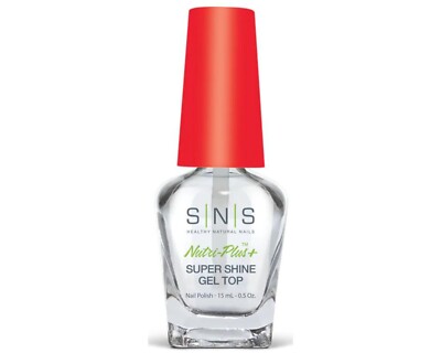 SNS Healthy Natural Nails-Bases&Sealers-Nutri-Plus PRO-Super Shine Gel Top 0.5oz