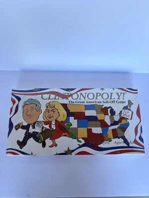 Clintonopoly The Great American Sell-off Board Game