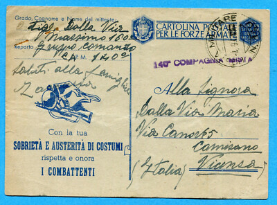 PM 140 of 04.09.43 on franchise (Marquis Points 8 in SALONIKI) (278203)