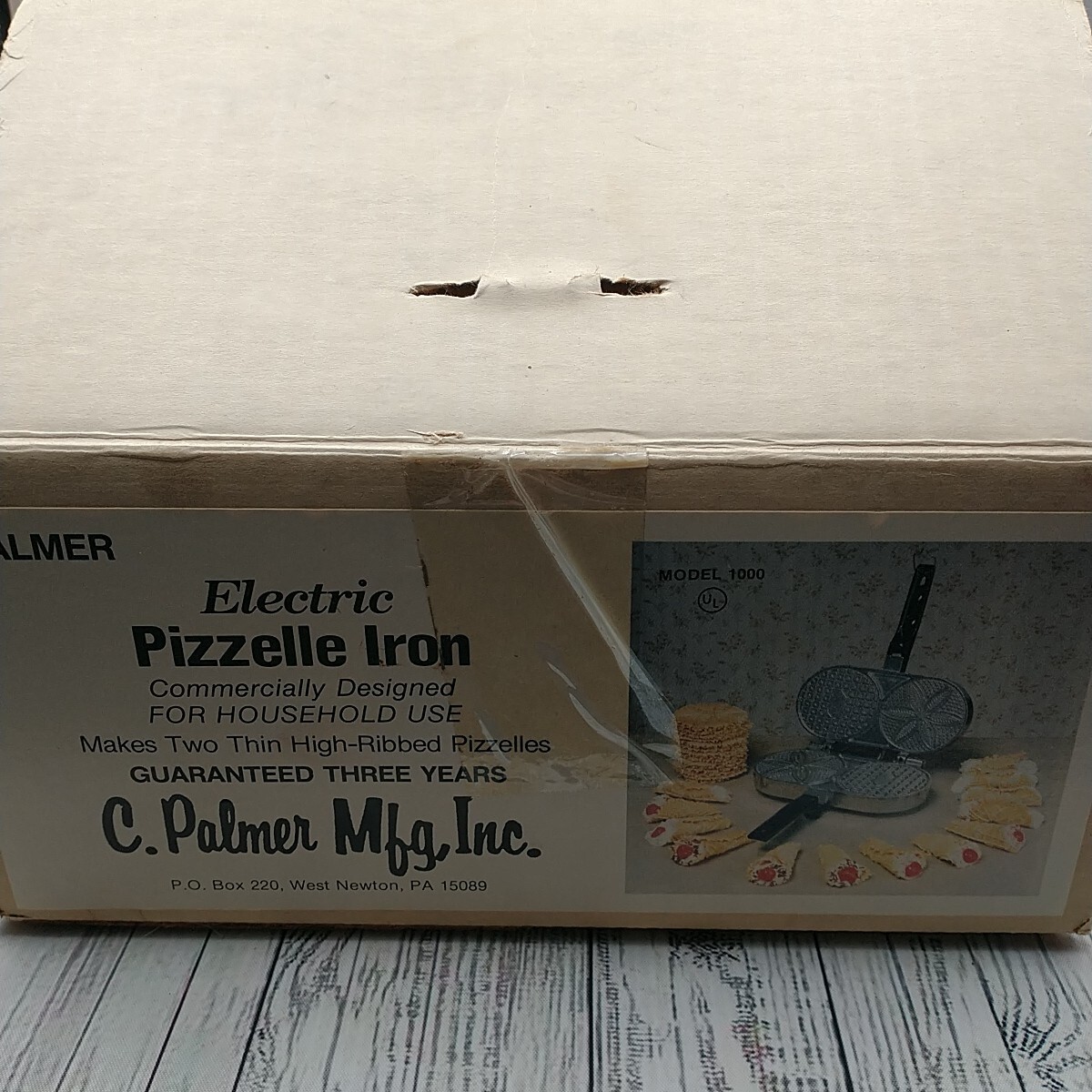 Palmer Electric Pizzelle Iron Italian Waffle Cookie Maker Model 1000