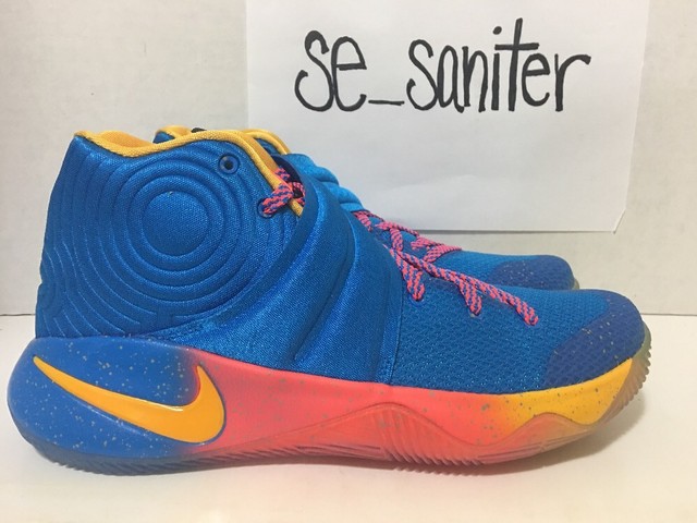 kyrie 2 blue and gold