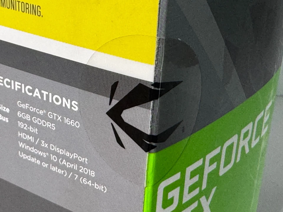 ZOTAC GAMING GEFORCE GTX 1660 TWIN FAN 6GB 192BIT GDDR5 New in sealed Box - Image 3 of 4