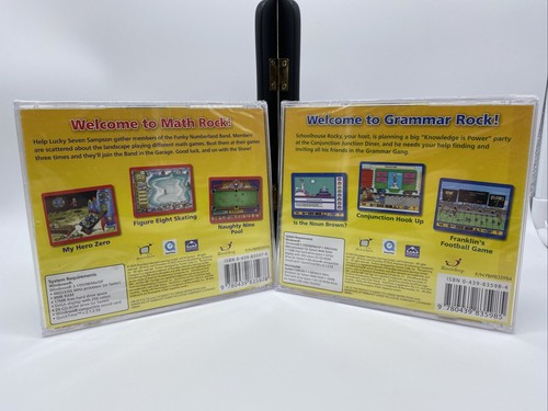 School House Rock! Math Rock/Grammar Software PC New Sealed 2005 Scholastic - Picture 2 of 6