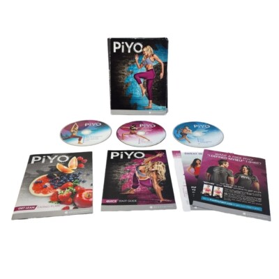 PIYO DVD Set Chalene Johnson Fitness Workout Exercise Fitness Health 