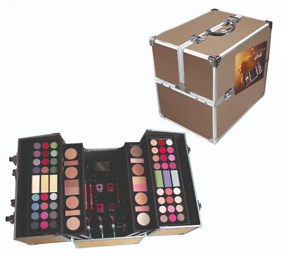❤️2K Beautykoffer gefüllt Schminkkoffer Schminkset Make-up Koffer 92-teilig❤️