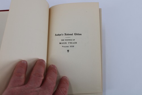 Author's National Edition The Writings of Mark Twain Volume XXII Literary Essays - Imagen 9 de 22