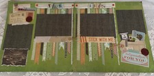 2 - 12X12 pre made Scrapbook Pages The Kids Family Pictures Embellished