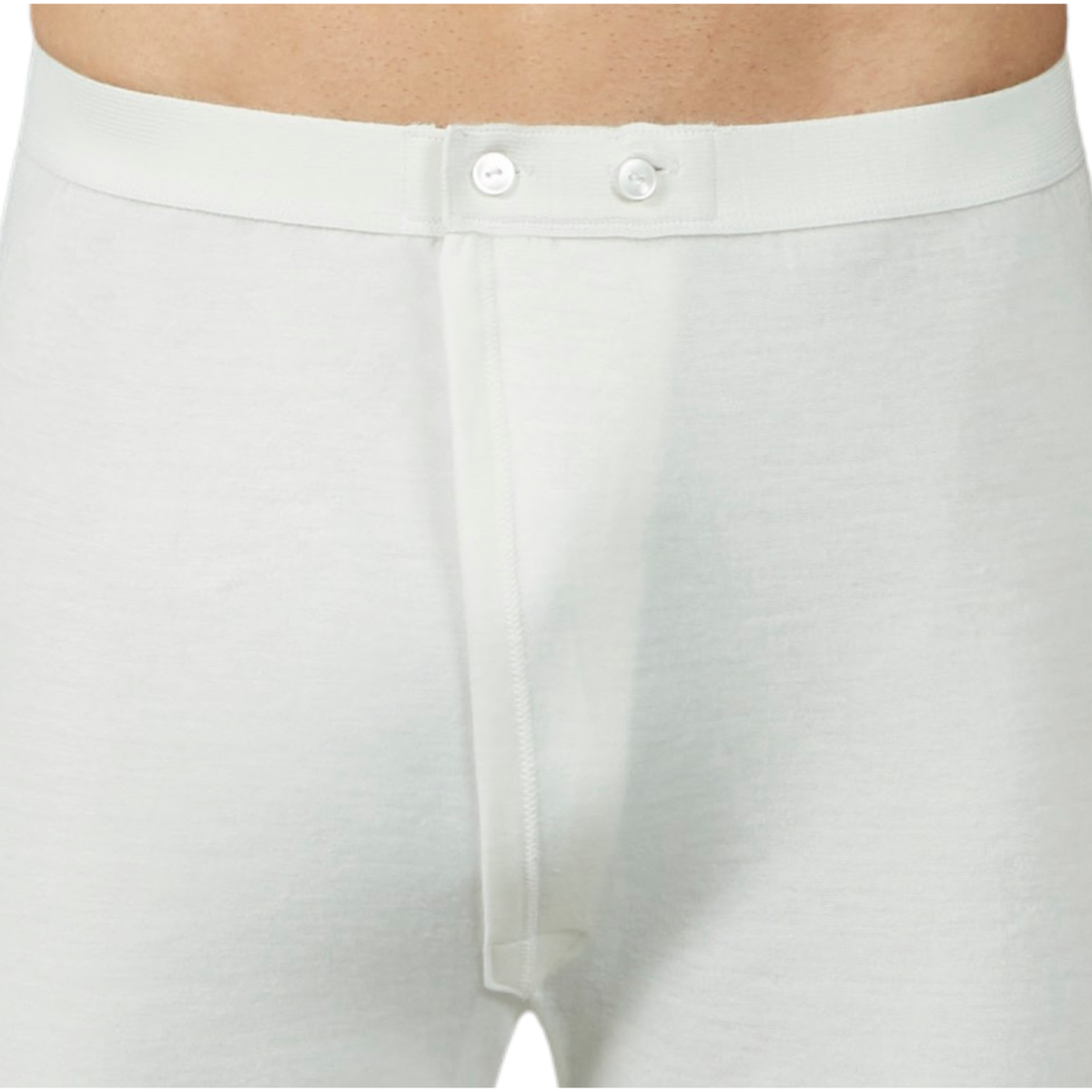 Mutanda Termica Uomo In Lana Con Bottone - Intimo Invernale Gamba Corta, Made In Italy - Foto 9