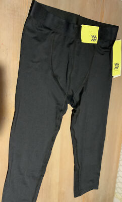   All in Motion Boys Performance Tights - Black (Large)
