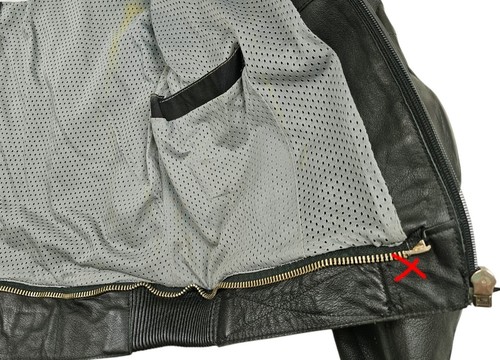 HOT ITALY UNISEX DAINESE SPORTS BIKER BIG LOGO ARMOR GUARD LEATHER Jacket 56 S-M - Picture 15 of 20