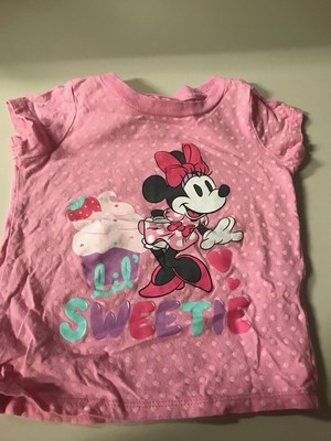 Gently Used Disney Baby Minnie Mouse Tee Shirt Size 18-24mo 