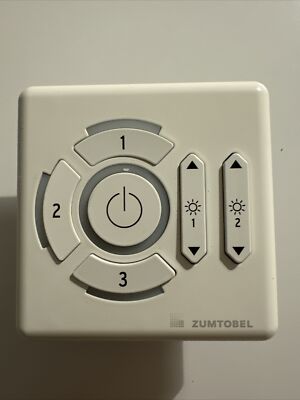Zumtobel DaliLM-CSW 1/2/3 Li1Be Tastenfeld - Kreisbedieneinheit abgerundet weiß