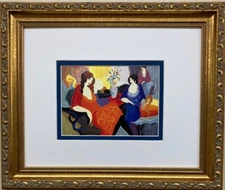 Itzchak Tarkay "The Secret" (Aristocrats) Framed Art Print