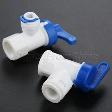 1pc Reverse Osmosis RO System Water Filter Ball Valve Fittings 1/4" 3/8" OD Hose