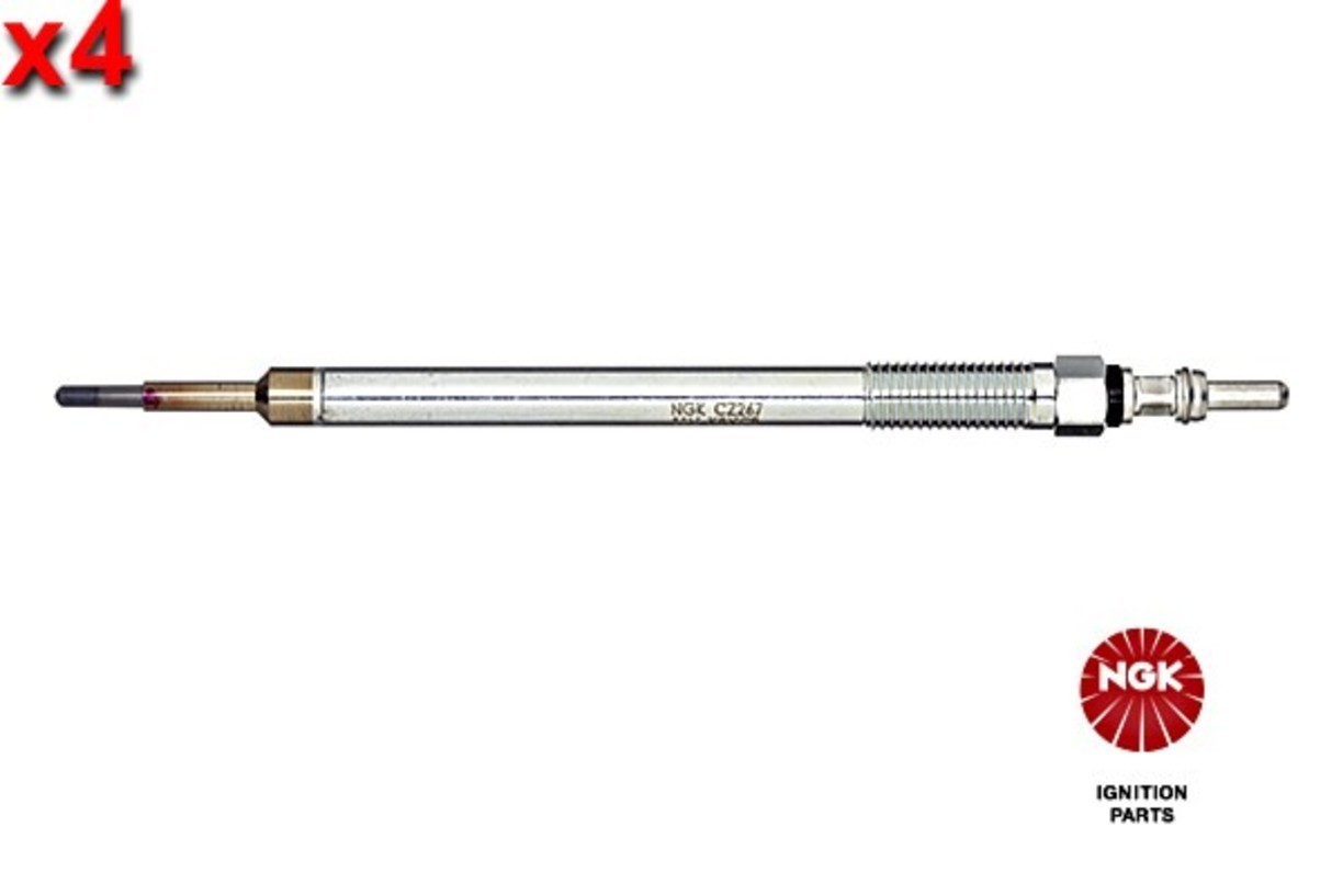 NGK 4x Glow Plug For CITROEN C4 Aircross MITSUBISHI Asx PEUGEOT 06-12 1820A019