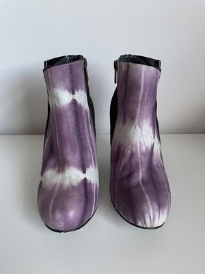 Irregular Choice Motherly Love Bootie Bordo / Lila Größe 39 UK 6 Damen Stiefel