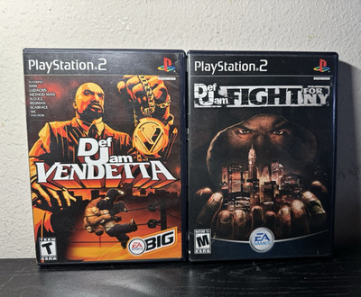Def Jam Vendetta / Fight For NY   PS2 Complete in Box (CIB)   Used   Sold As-Is