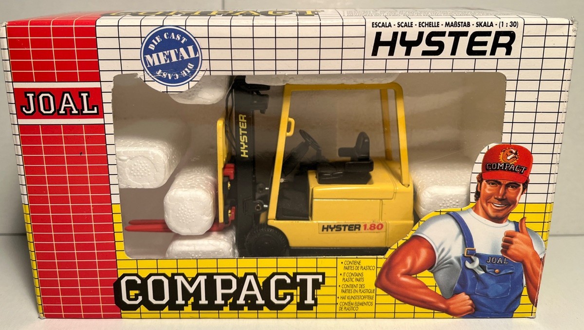 JOAL Compact HYSTER 1.80 Forklift Truck ~ 1:30 Scale Diecast