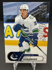 Nils Hoglander #18 Upper Deck Rookie Box NHL 2020-21 Vancouver Canucks RC