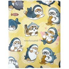 ARTEMIS mofusand Book Cover, Free Size, Shark Cat Design, FFSBCL-MS1 NEW FS JP