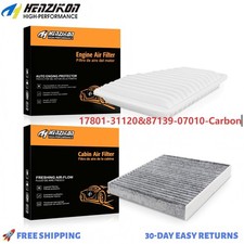 Engine & Carbon Air Filter Set for Toyota RAV4 2006-2012 V6 & 4 Cylinder