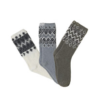 Barefoot Dreams CozyChic Fair Isle Socks