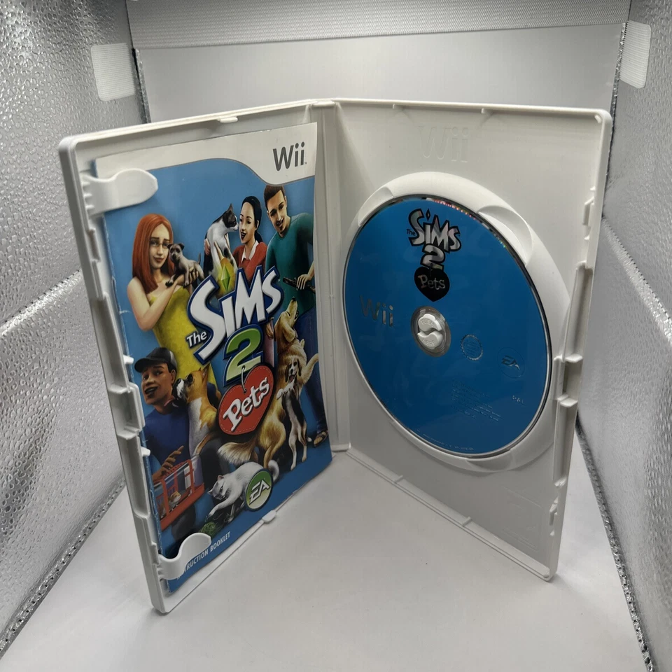 The Sims 2: Pets • Nintendo Wii Game + Manual (2007) PAL AUS • Complete CIB • EA - Image 3 of 4