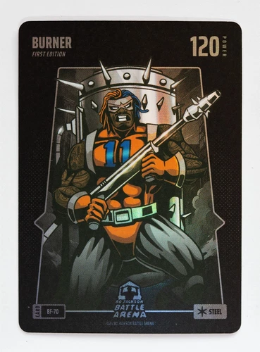 Bo Jackson Battle Arena - Burner - Steel Battlefoil #BF-70 - Jalen Brunson