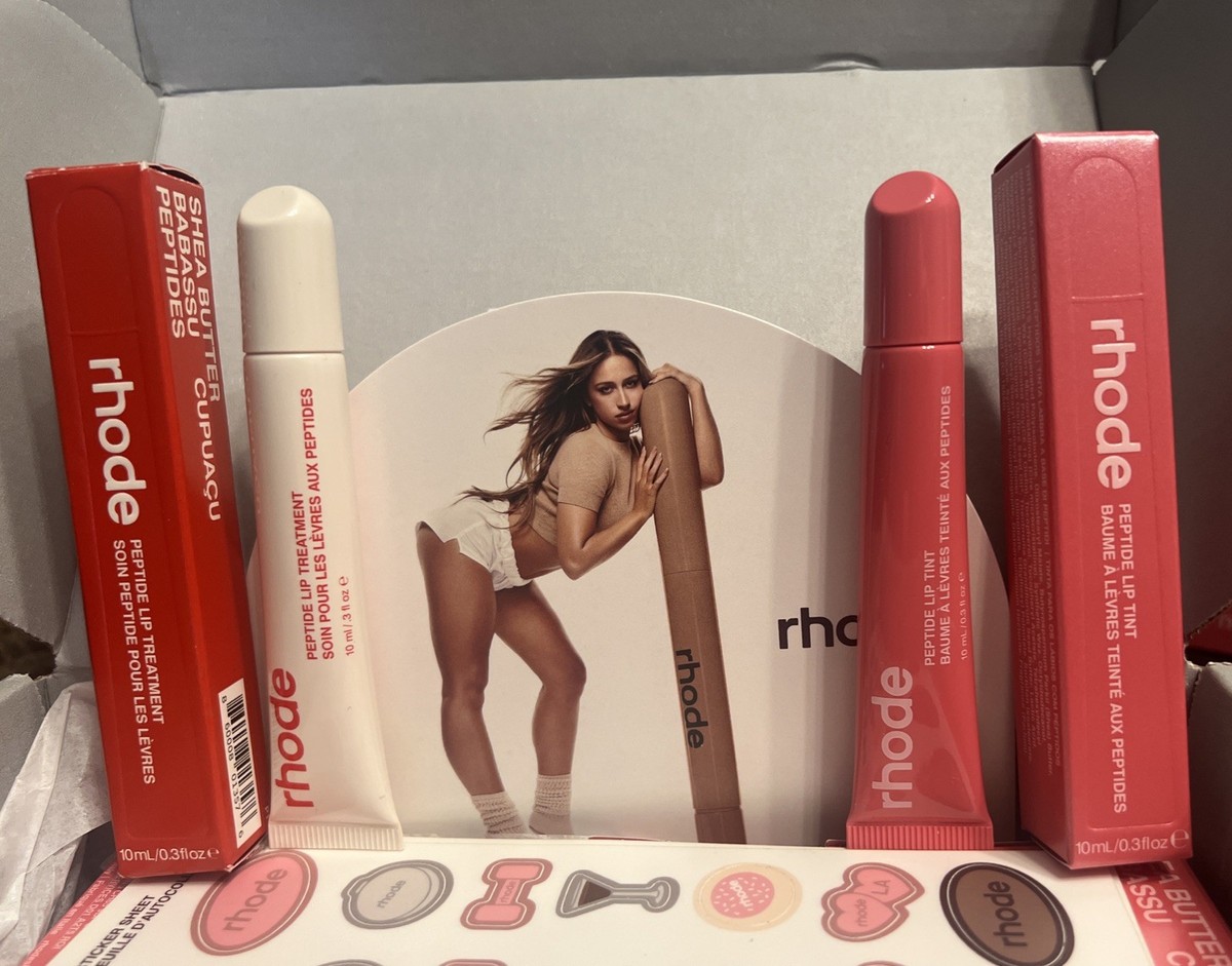 Rhode Skin Strawberry Glaze + Sugar Cookie Peptide Lip Tints New