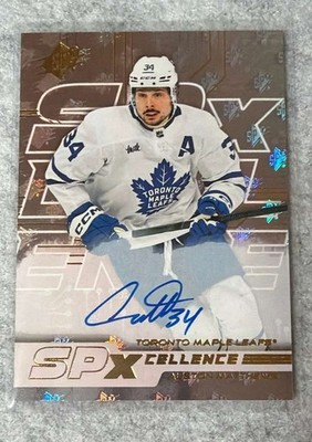 *NOT ON CHECKLIST* 2025-26 SPX Hockey #XC-AM Auston Matthews - 24/25 SPx Update