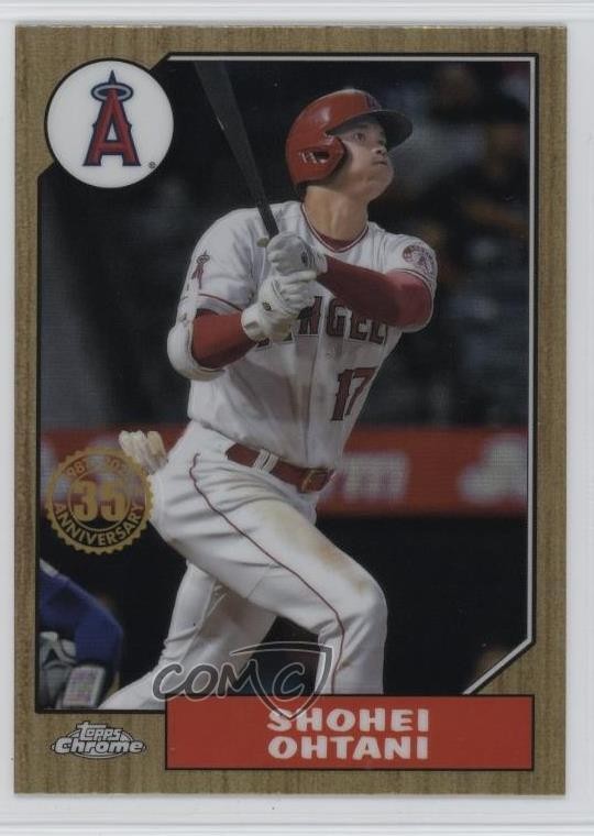2022 Topps Chrome 1987 Topps Baseball Shohei Ohtani #87BC-2