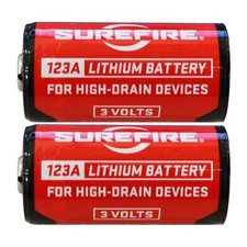SureFire (1) 2 Pack of SureFire SF123A Lithium Batteries exp 02/2035 (FVS035619)