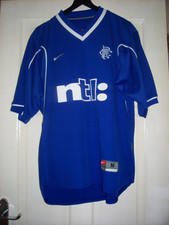Original Nike Rangers 1999/2000 Home Shirt Mens Medium  mint condition