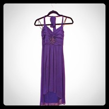 Windsor holiday purple sequin long dress