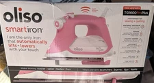 Oliso TG1600 Pro Plus 1800W SmartIron with Auto Lift - for Clothes, Sewing, Pink