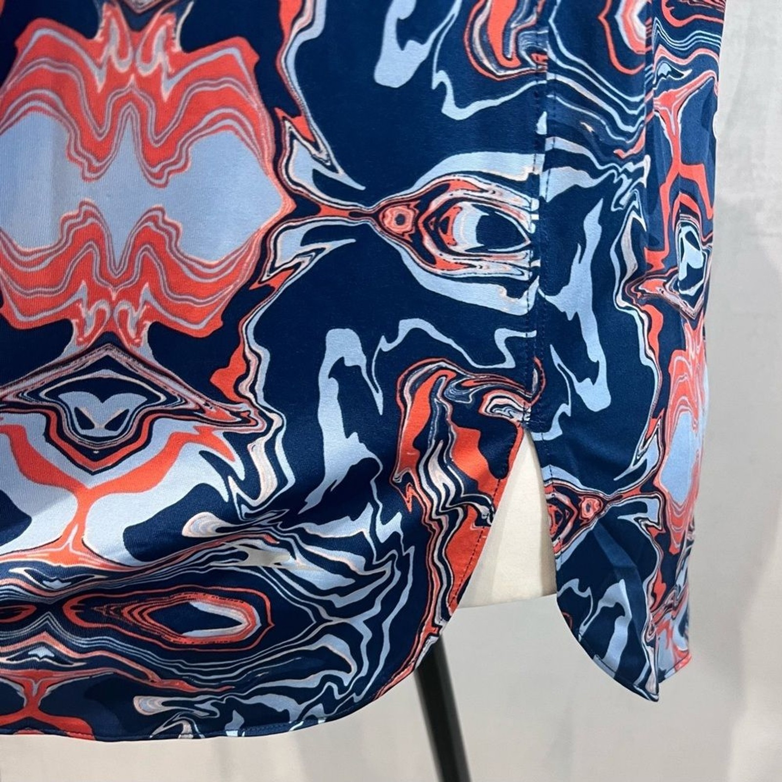 Crane abstract print performance active tank top … - image 3