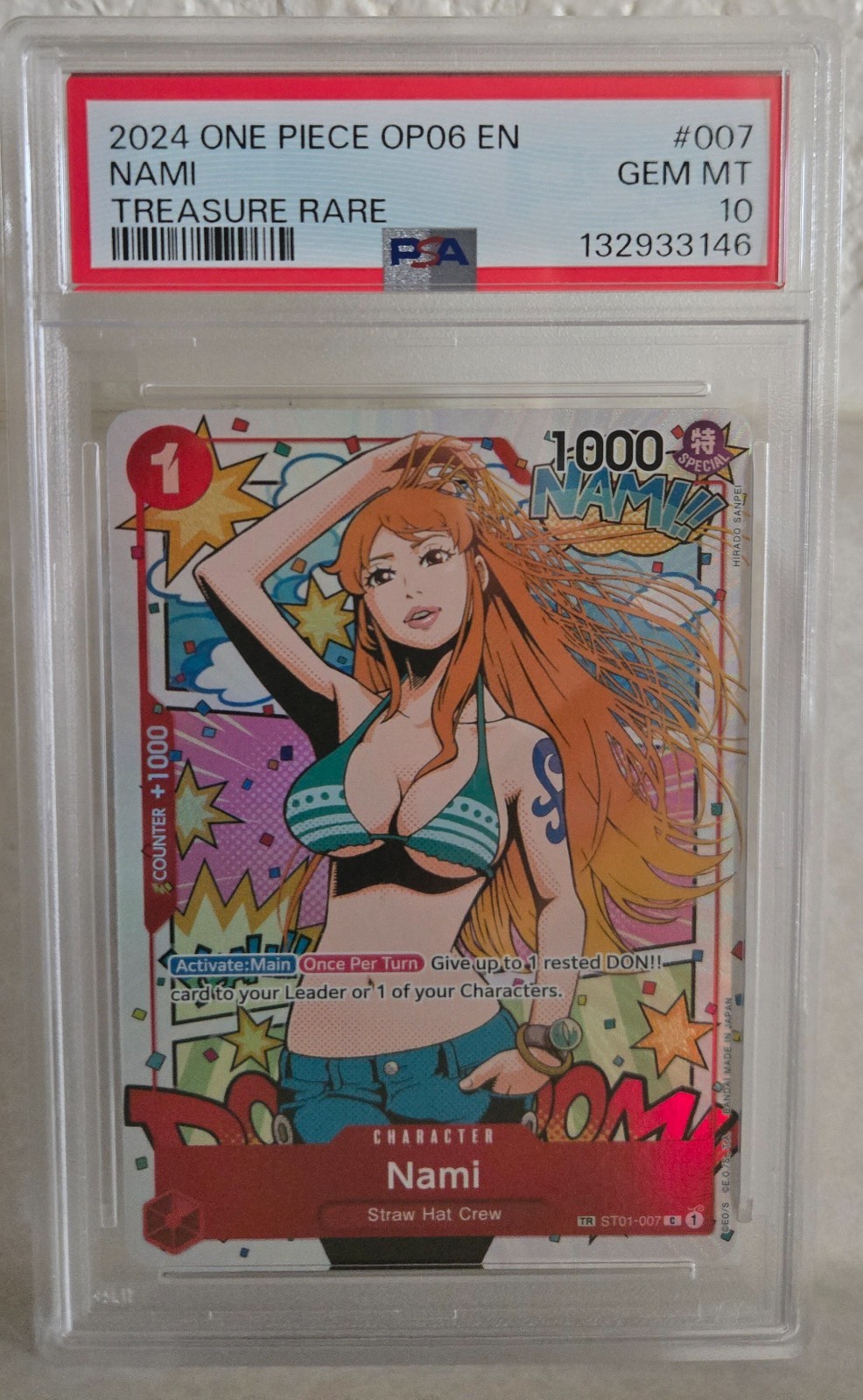 Nami 2024 Wings of the Captain #ST01-007 Treasure Rare Price Guide