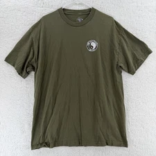 T&C Surf Designs Hawaii Shirt Mens XL Green Aina Graphic Yin Yang Short Sleeve