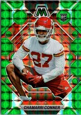 2023 Panini Mosaic #298 Chamarri Conner Green Mosaic