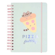Pusheen, Blocco note A5 Rigide a Spirale 80 pagine Collezione Amante del cibo