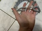 Vintage Metallic Braided Belt Pair Gold & Silver Tones Chunky Woven Y2K Size S/M — photo 3