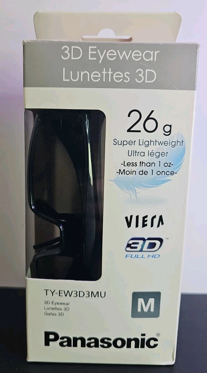 Panasonic VIERA 3Dメガネ TY-ER34M4W/M 2箱 Las mejores ofertas en Gafas de televisión Panasonic 3D y