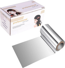 Fuyamp 1 Pack 30 M Foil Silver Hair Foil, Aluminium Hair Foil Silver Hairdressin