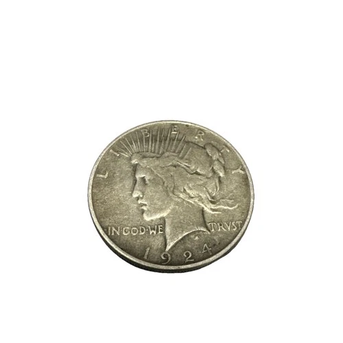 1924 Peace Silver Dollar $1 XF