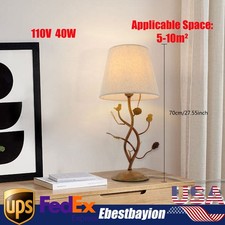 110V Table Lamp Bedside Lamp Table Desk Light Table Lamp for Bedroom Home Office