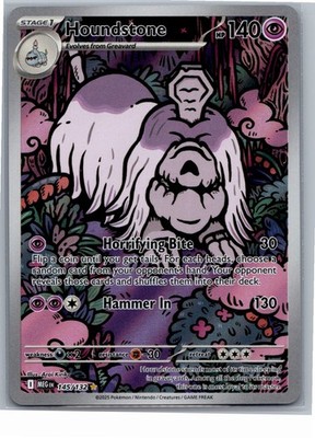 Houndstone Illustration Rare ME01: Mega Evolution 145/132 NM